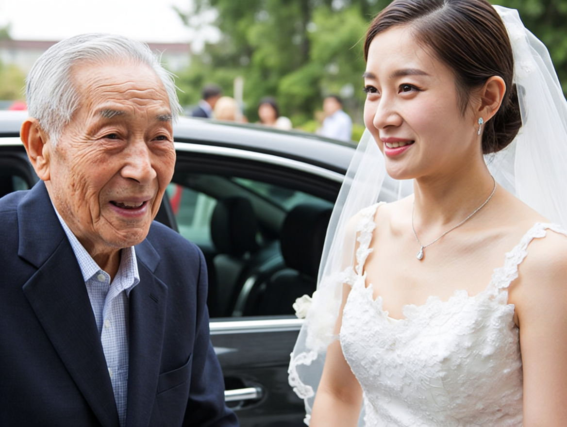 86岁老翁闪婚小33娇妻引争议!灵位前拍婚纱照,这场“恋”有点乱